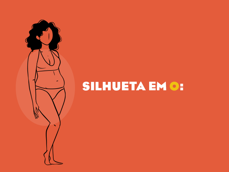 Tipos de Silhuetas: corpo em formato de O